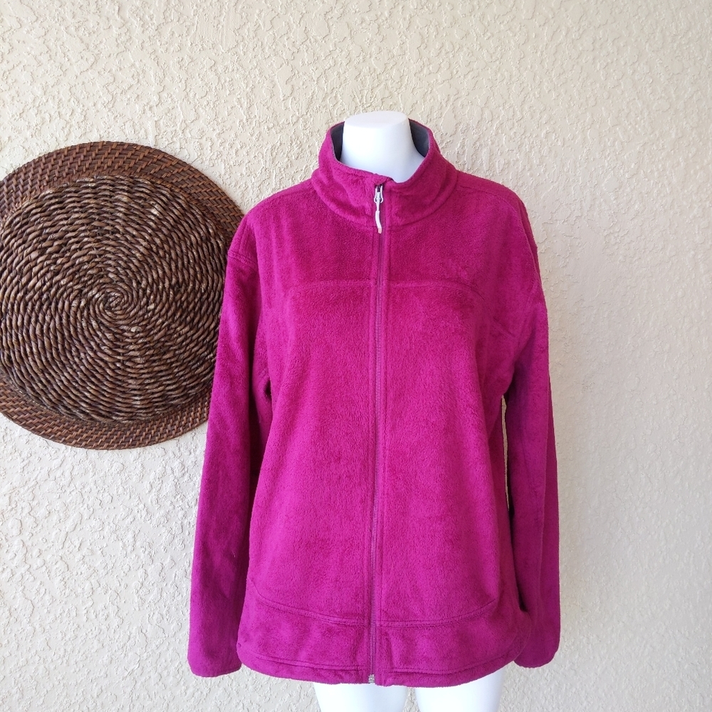 Mountain hardware fuzzy sweater full‎ zip